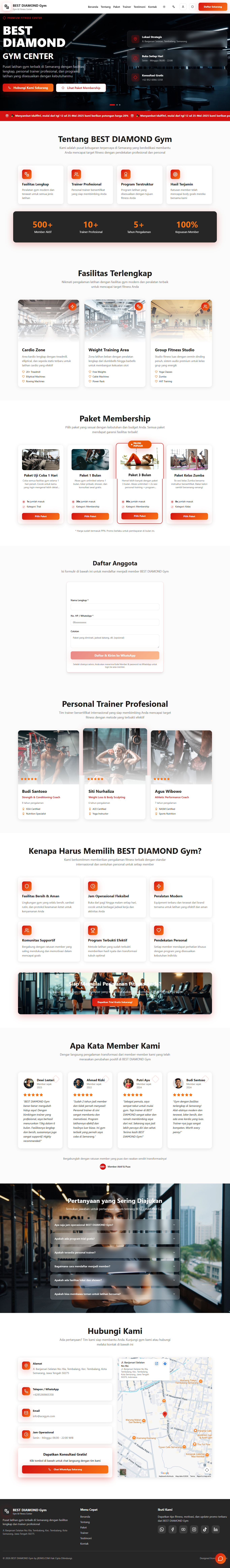 Website usaha gym best diamond